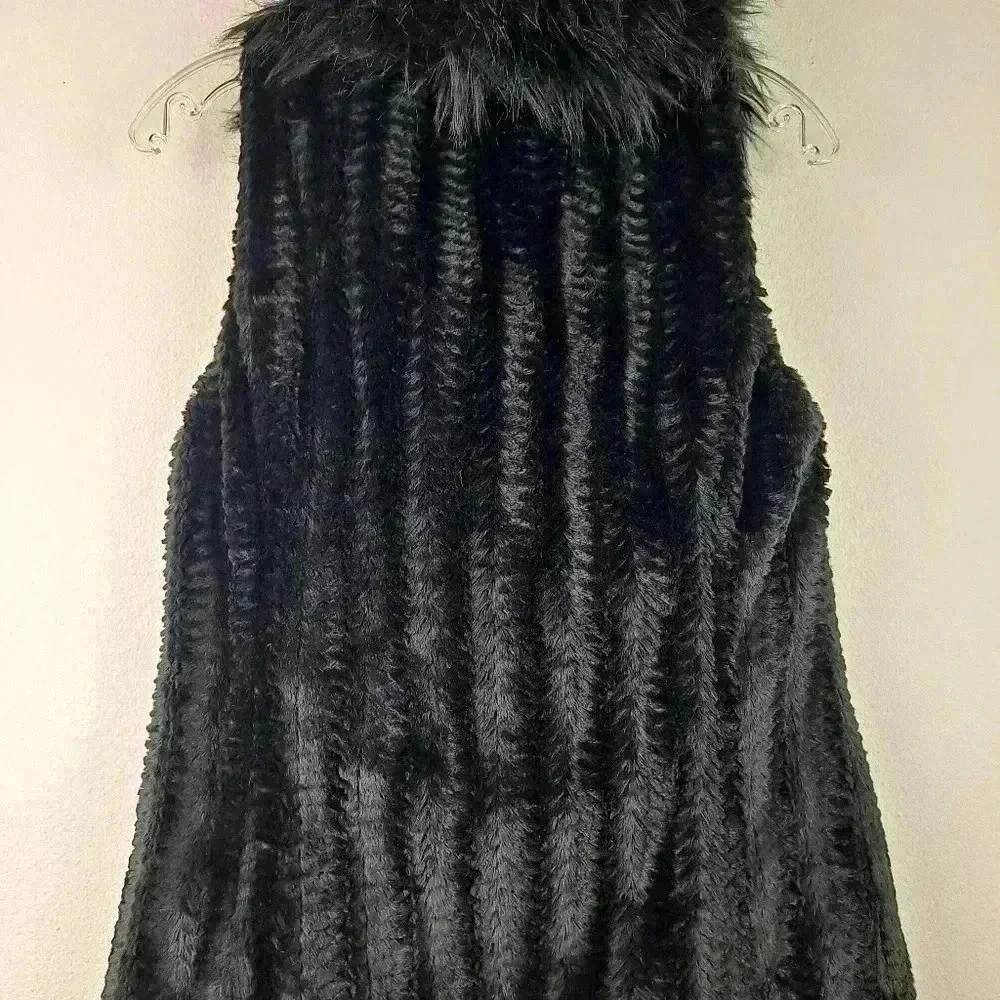 NWT MARC NEW YORK FAUX FUR VEST SIZE SMALL - Picture 6 of 8